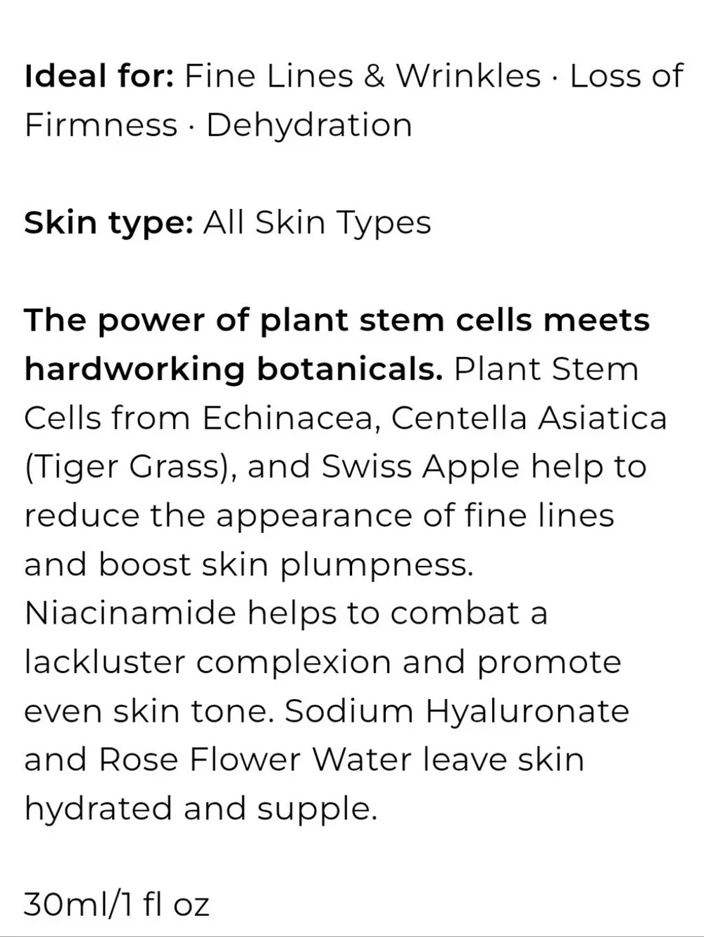 Indie Lee Stem Cell Serum anti aging clean beauty new msrp $155